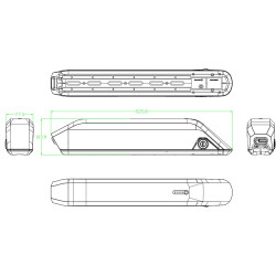 Obudowa bidonowa na 70 ogniw 18650 48V Kirin DK-7