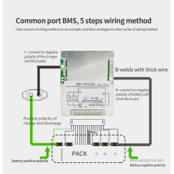 BMS 14S 52V 30A Li-ion, Li-po