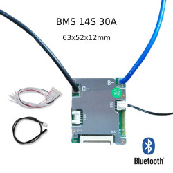 Smart BMS 7-14S 52V 30A Li-ion, Li-po with Bluetooth