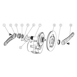 ToSeven DM01 1000W Mid Drive Motor 48V 52V 60V