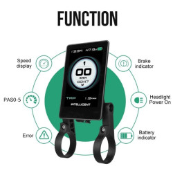 860C Display for TSDZ2 TSDZ8 TSDZ16 (original firmware)