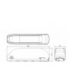 Obudowa bidonowa baterii 65 ogniw PC 36V 18650 (miejsce na kontroler) Polly DP-6C