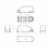 Obudowa bidonowa baterii na 30 ogniw 52V 21700 Polly DP-2170-3 DP-3 DP3