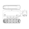 48V 17,5Ah downtube electric bike battery 13S5P 840Wh