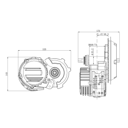 Tongsheng TSDZ16 1000W Mid Drive Motor 48V