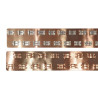 2P 200A copper busbar tape strip for 21700 cell holders