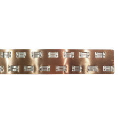 2P 200A copper busbar tape strip for 21700 cell holders