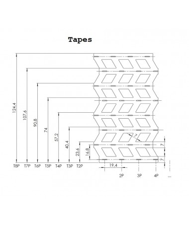 Taśma T3P do ogniw 18650 miękka grubość 0,2 mm