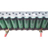 1P 100A copper busbar tape strip for 21700 cell holders with soldering wire leads