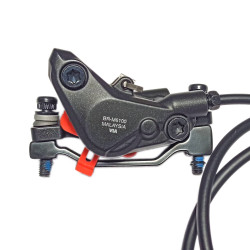 Hamulec Shimano Deore BR-M6100 BL-M6100 Przód Lewa 800mm z adapterem SM-MA-F180P tarczowy hydrauliczny
