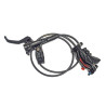 Hamulec Shimano Deore BR-M6100 BL-M6100 Przód Lewa 800mm z adapterem SM-MA-F180P tarczowy hydrauliczny