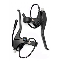 Klamki hamulców 2 pin z czujnikami do TSDZ2 TSDZ8 (pasują do wiązki z wtyczką wyświetlacza na 6 pinów) - 2 szt.