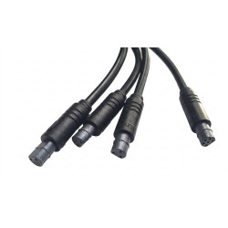 Wiązka przewodów 1T4 do TSDZ2 TSDZ8 z wtyczką wyświetlacza 6 pin