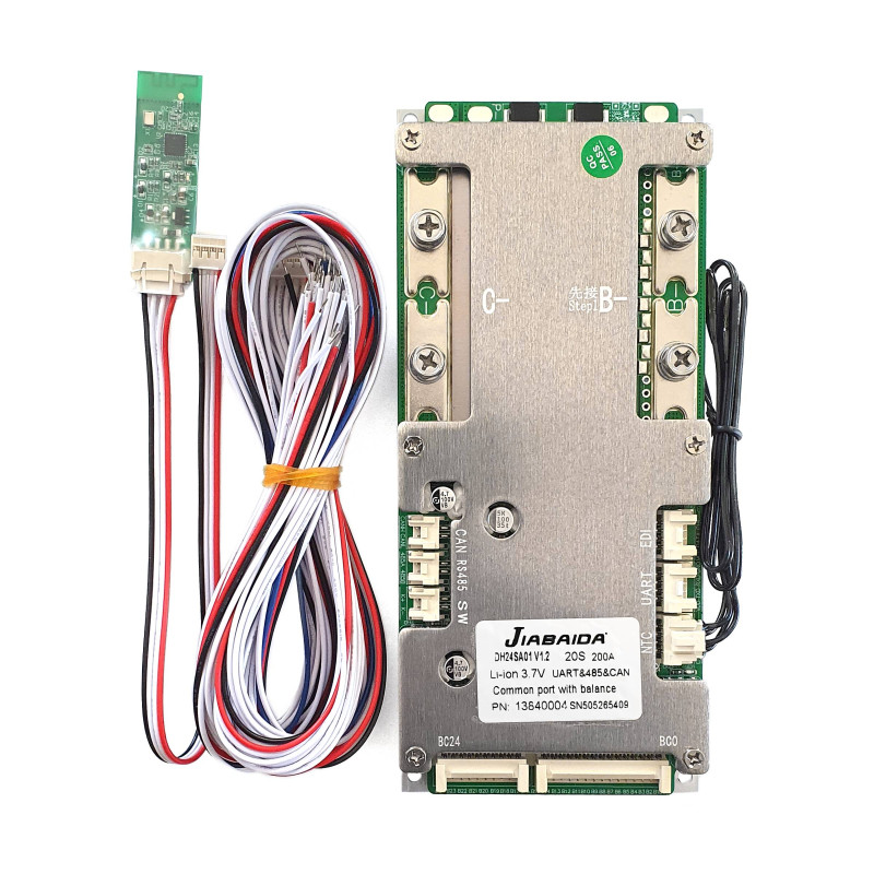 Smart BMS 7S - 20S 72V 200A do Li-ion, Li-po z Bluetooth