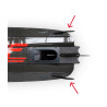 Side fins 2 pcs. left + right