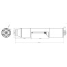 Jet pump thruster for electric surfboards jetboards and watercraft 15kW power
