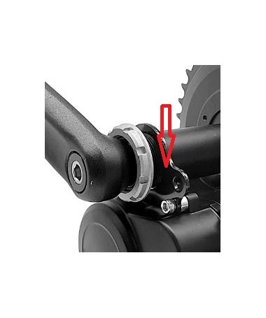 Tsdz2 motor securing handle witch screws and sleeves