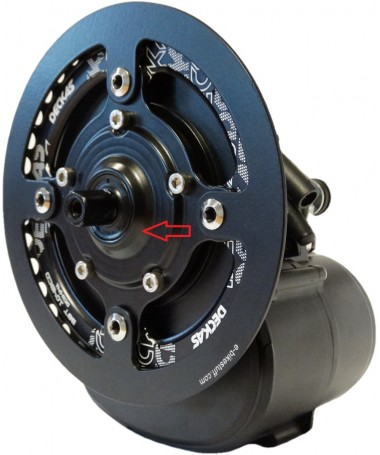 Adapter zębatki łańcucha 104BCD do TSDZ2B