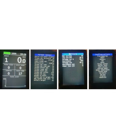 Display 860C for TSDZ2 TSDZ8 with OSF open source firmware